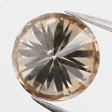 0.62 Ct Natural Loose Diamond, Brown Diamond, Round Diamond, Round Brilliant Cut Diamond, Sparkling Diamond, Rustic Diamond KDL628