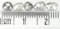 0.94 Ct Natural Loose Diamond, Slice Diamond, Salt And Pepper Diamond, Black Gray Diamond, Polki Diamond, Irregular Diamond, KR2319