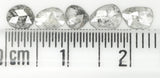 0.94 Ct Natural Loose Diamond, Slice Diamond, Salt And Pepper Diamond, Black Gray Diamond, Polki Diamond, Irregular Diamond, KR2319