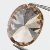 0.24 Ct Natural Loose Diamond, Oval Diamond, Brown Diamond, Antique Diamond, Rustic Diamond, Polished Diamond, Real Diamond KR2313