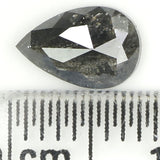 0.86 CT Natural Loose Diamond, Pear Diamond, Black Diamond, Rustic Diamond, Rose Cut Diamond, Pear Cut Diamond, Fancy Color Diamond KDL168