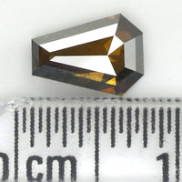 0.79 Ct Natural Loose Diamond, Coffin Cut Diamond, Brown Diamond, Rustic Diamond, Antique Diamond, Real Diamond, Minimal Diamond L374
