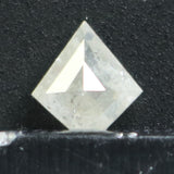 0.47 Ct Natural Loose Diamond, Shield Cut Diamond, Grey Color Diamond, Rose Cut Diamond, Real Rustic Diamond, Antique Diamond KDL9683