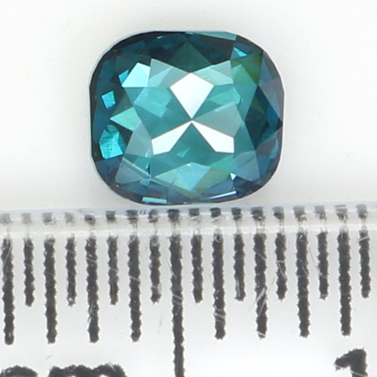 0.45 CT Natural Loose Cushion Shape Diamond Blue Color Cushion Cut Diamond 4.70 MM Natural Loose Diamond Cushion Rose Cut Diamond LQ9743
