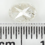 0.57 Ct Natural Loose Diamond, Oval Diamond, Grey Diamond, Antique Diamond, Oval Cut Diamond, Rustic Diamond, Real Diamond, KDL5971
