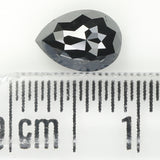 0.85 CT Natural Loose Diamond, Pear Diamond, Black Diamond, Rustic Diamond, Rose Cut Diamond, Pear Cut Diamond, Fancy Color Diamond L354