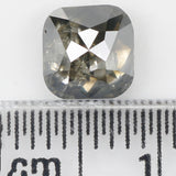 1.10 Ct Natural Loose Diamond, Cushion Cut Diamond, Black Diamond, Polished Diamond, Real Diamond, Rustic Diamond, Antique Diamond KDL392