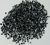 Natural Loose Diamond Round Single Cut Black 0.80 to 1.35 MM 100 Pcs Lot Q09