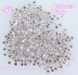 Natural Loose Diamond Round Pink Color SI1 Clarity 1.00 to 1.10 MM 25 Pcs Lot Q28