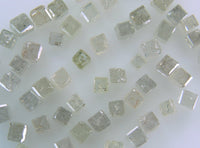 Natural Loose Diamond Polished Cube White Color I1 to I3 Clarity 5 pcs lot Q62