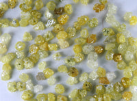 Natural Loose Diamond Rough Bead Yellow Color I3 Clarity 2.00 to 2.50 MM 5.00 Ct Q77-1