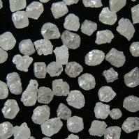 Natural Loose Diamond Rough Rare Raw Cube Ice Grey Color I3 Clarity 3.00 Ct Lot Q97