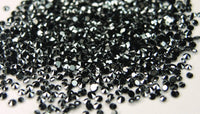 Natural Loose Diamond Round Single Cut Black 0.80 to 1.35 MM 100 Pcs Lot Q09