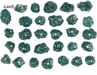 Natural Loose Diamond Rough Drilled Bead Blue Color I3 Clarity 2.00 Ct Lot Q172