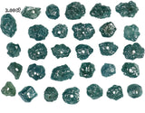 Natural Loose Diamond Rough Drilled Bead Blue Color I3 Clarity 2.00 Ct Lot Q172