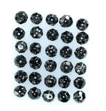 Natural Loose Diamond Black Round Bead 1.50 to 3.10 MM  1.00 Ct Lot Q52