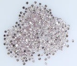 Natural Loose Diamond Round Pink Color SI1 Clarity 0.80 to 1.00 MM 25 pcs Lot Q27