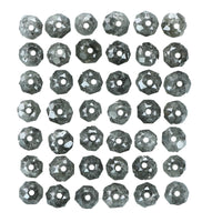 Natural Loose Diamond Round Salt And Pepper Faceted Bead  1.50 to 3.10 MM 1.00 Ct Q53