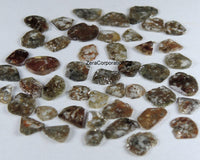 Natural Loose Diamond Rose Cut Faceted Polki Slice Shape Brown Color 4.20 to 8.20 MM 1.00 Ct Q103