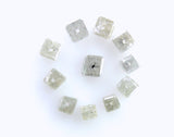 Natural Loose Diamond Drilling Polished Cube White Grey Color I3 Clarity 1.00 Ct Lot Q64
