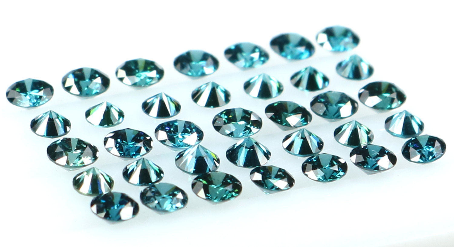 Natural loose Diamond Round Blue Color VS1 SI1 Clarity 2.10 to 2.40 MM 10 Pcs Lot Q25