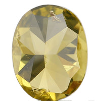Natural Loose Diamond Oval Yellow Greenish Color SI2 Clarity 4.50 MM 0.73 Ct KDL6455