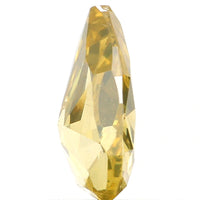 Natural Loose Diamond Pear Greenish Yellow Color SI1 Clarity 6.70 MM 0.59 Ct KDL6470