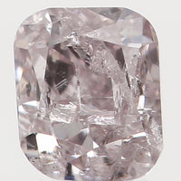 Natural Loose Diamond Cushion Pink Color I2 Clarity 3.30 MM 0.20 Ct KR1400
