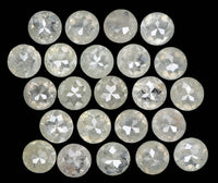 Natural Loose Diamond Round Rose Cut Grey Color I3 Clarity 23 Pcs 2.56 Ct L5127