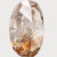 Natural Loose Diamond Oval Brown Color I2 Clarity 3.90 MM 0.13 Ct L5512