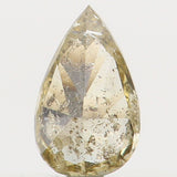 Natural Loose Diamond Pear Yellow Color I2 Clarity 4.20 MM 0.13 Ct KR874