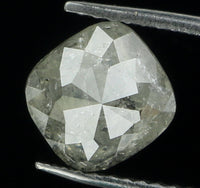 Natural Loose Diamond Cushion Grey Color I3 Clarity 5.80 MM 1.17 Ct KDL6180