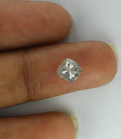 Natural Loose Diamond Cushion Grey Color I3 Clarity 5.80 MM 1.17 Ct KDL6180