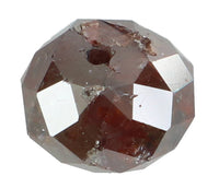 Natural Loose Diamond Round Bead Brown Color I3 Clarity 1.24 Ct 6.00X4.00 MM KR866