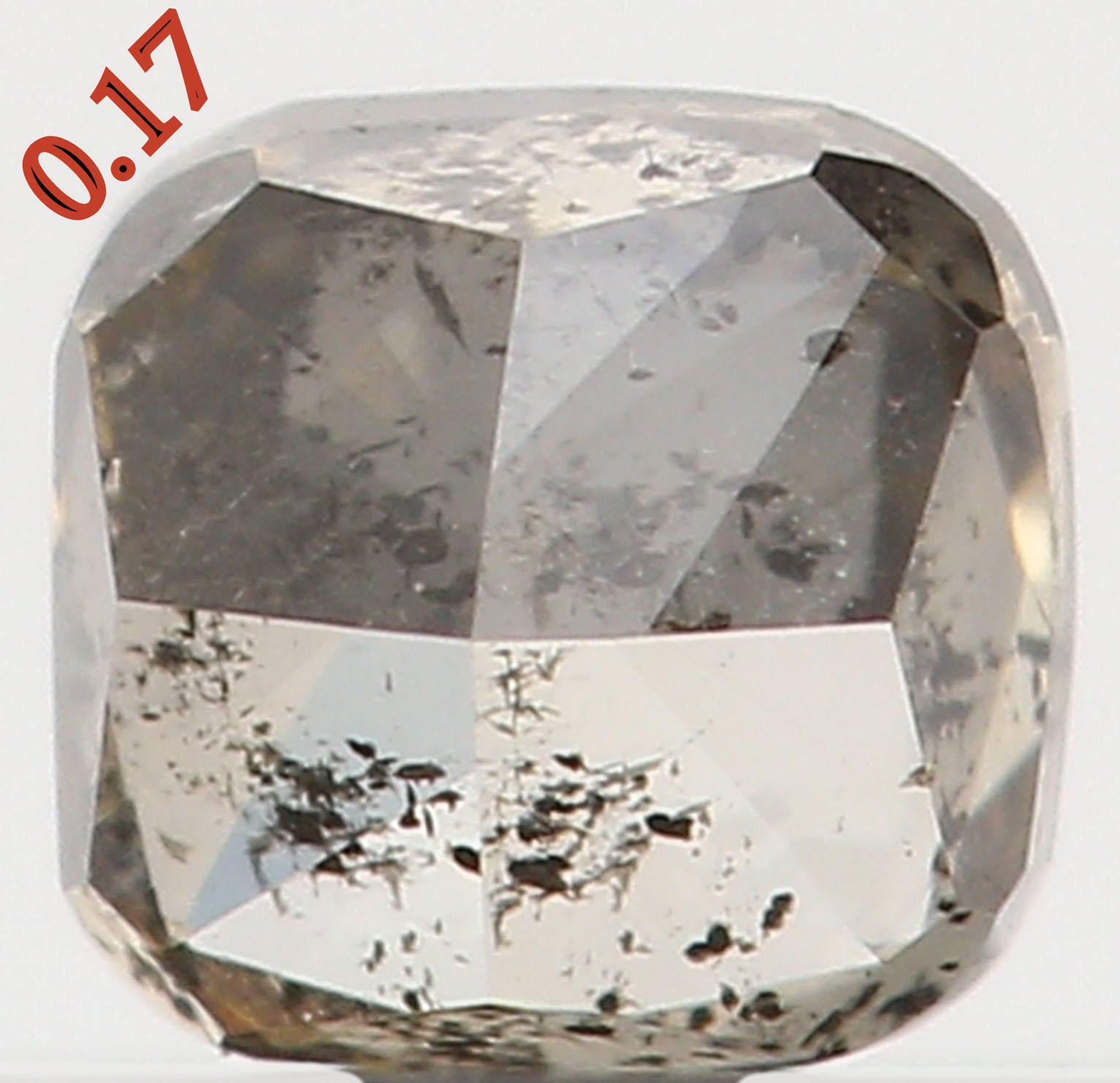 Natural Loose Diamond Cushion Greenish Brown Color I1 Clarity 3.00 MM 0.17 Ct L5662