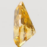 Natural Loose Diamond Pear Orange Color SI2 Clarity 4.50 MM 0.20 Ct KDL5669