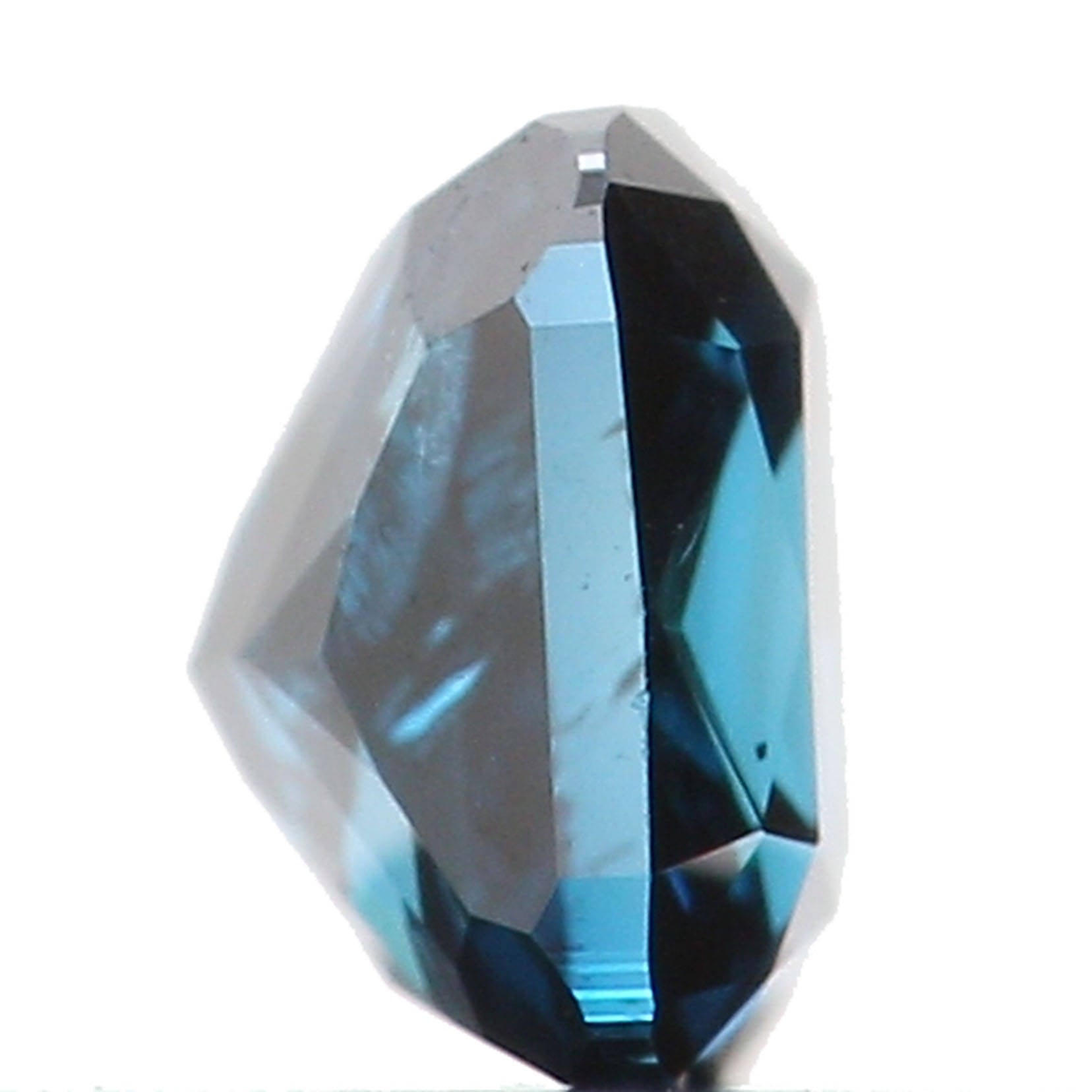 Natural Loose Diamond Cushion Blue Color SI2 Clarity 3.10 MM 0.15 Ct KR877