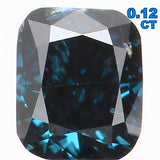 Natural Loose Diamond Cushion Blue Color SI1 Clarity 3.00 MM 0.12 Ct KR903