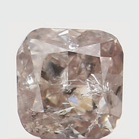 Natural Loose Diamond Cushion Brown Color I1 Clarity 2.60 MM 0.10 Ct L5707