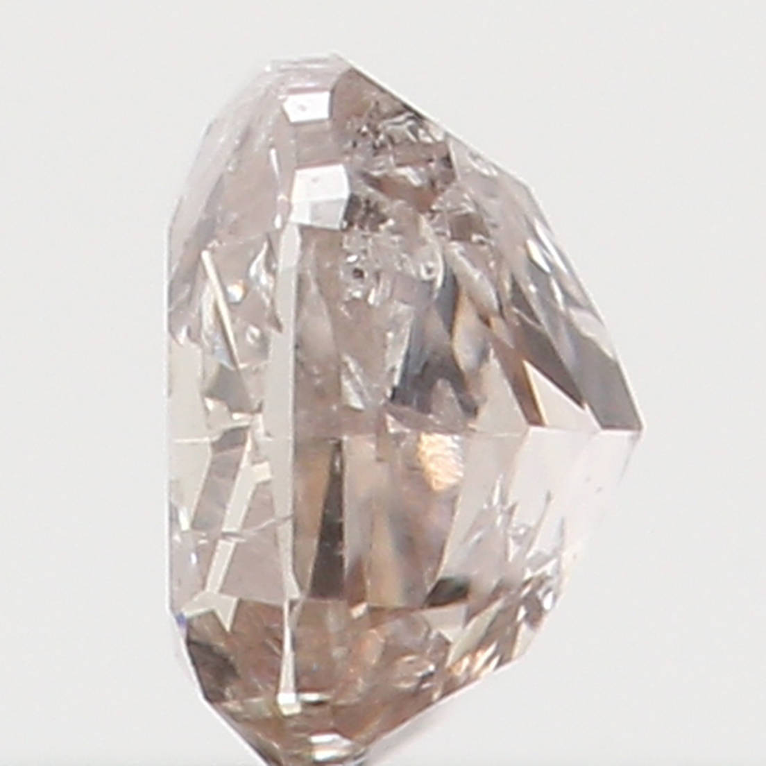 Natural Loose Diamond Cushion Brown Color I2 Clarity 2.70 MM 0.12 Ct KR914