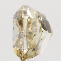 Natural Loose Diamond Cushion Brownish Yellow Color SI2 Clarity 4.90 MM 0.71 Ct KDL5778