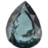 Natural Loose Diamond Pear Blue Color I1 Clarity 5.44 MM 0.43 Ct L6460