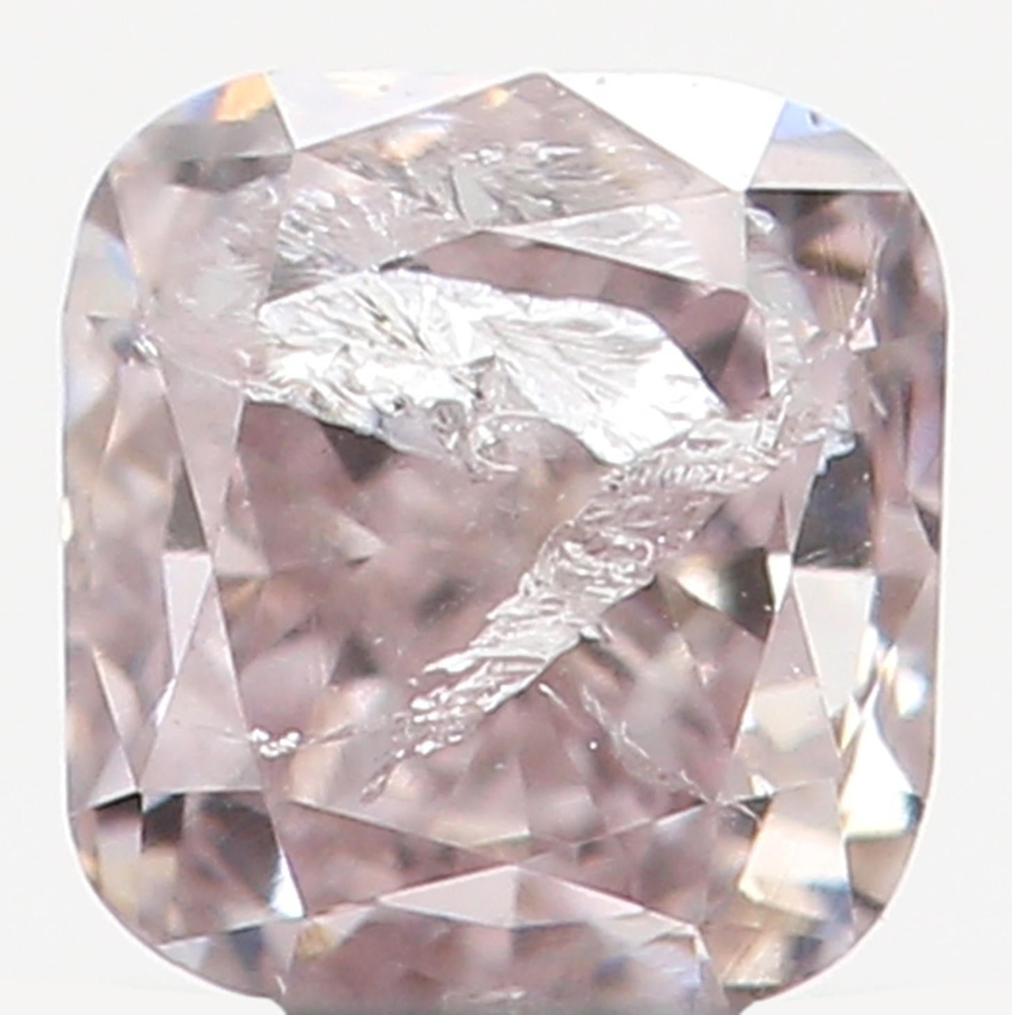 Natural Loose Diamond Cushion Light Brown Pink Color I2 Clarity 2.80 MM 0.16 Ct KR965