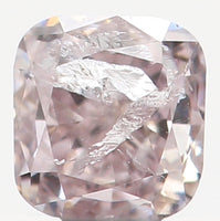 Natural Loose Diamond Cushion Light Brown Pink Color I2 Clarity 2.80 MM 0.16 Ct KR965