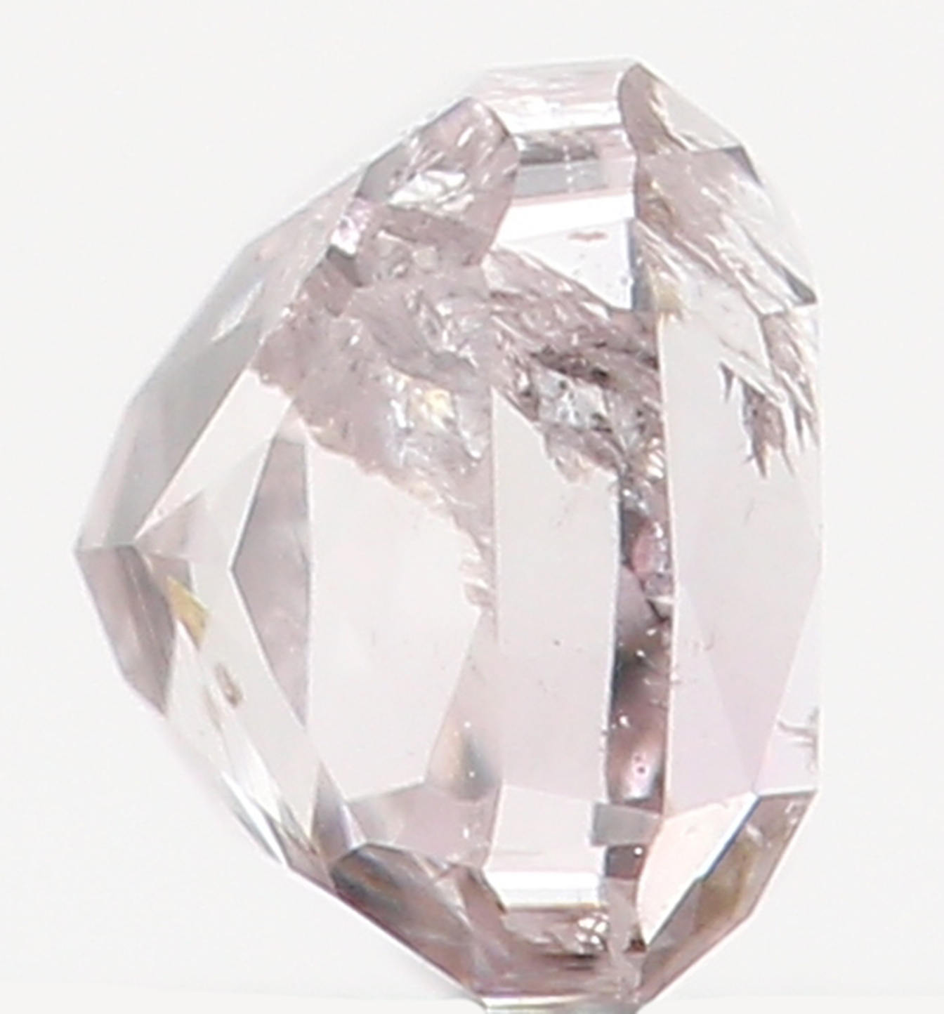 Natural Loose Diamond Cushion Light Brown Pink Color I2 Clarity 2.80 MM 0.16 Ct KR965