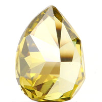 Natural Loose Diamond Pear Green Color SI1 Clarity 6.75 MM 0.67 Ct KDL6469