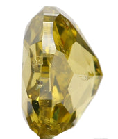 Natural Loose Diamond Oval Yellow Greenish Color SI2 Clarity 4.50 MM 0.73 Ct KDL6455