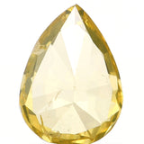 Natural Loose Diamond Pear Greenish Yellow Color SI1 Clarity 6.70 MM 0.59 Ct KDL6470