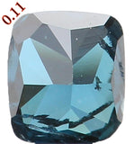 Natural Loose Diamond Cushion Blue Color I1 Clarity 2.80 MM 0.11 Ct KR983