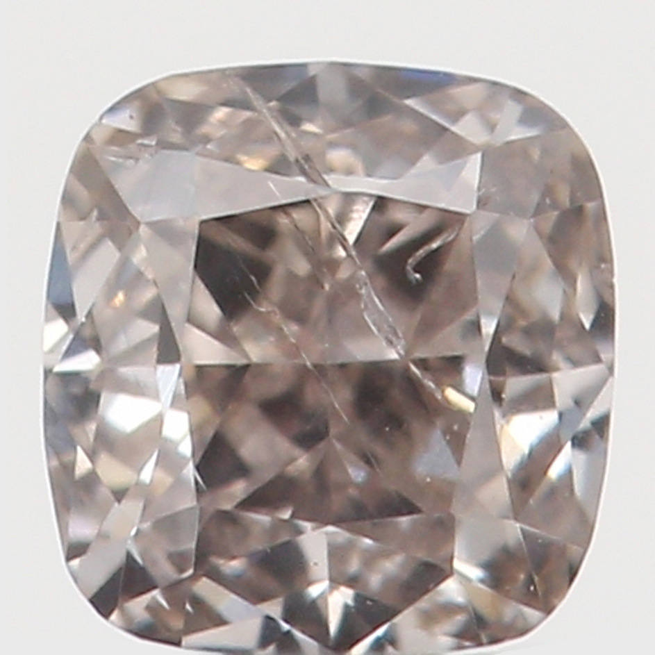 Natural Loose Diamond Cushion Brown Color I1 Clarity 3.00 MM 0.17 Ct KR987